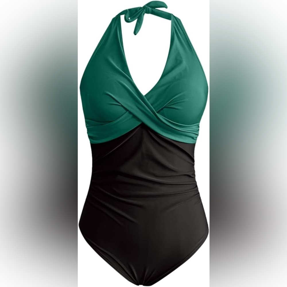 Shein | Block Color Swim Suit